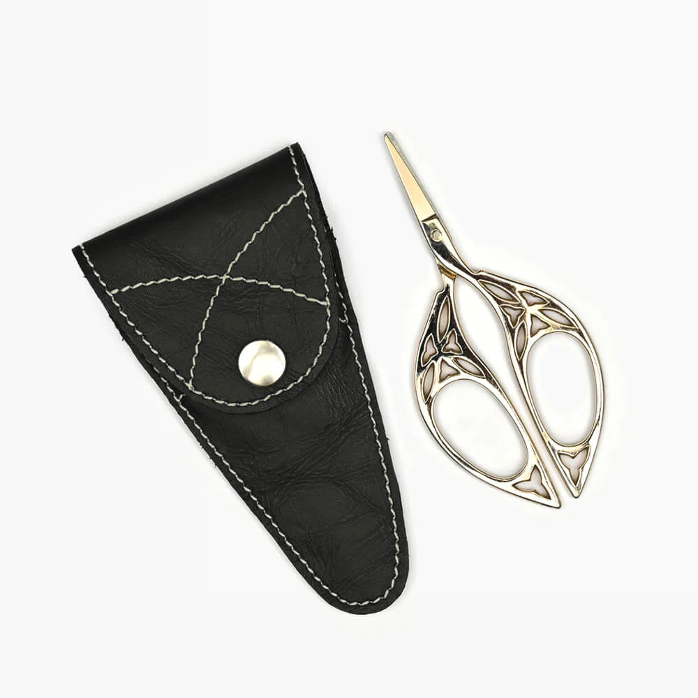Lantern Moon - Scissors in Genuine Leather Case